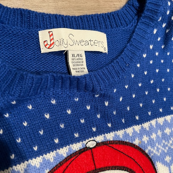 Men’s snowman beer sweater - Picture 2 of 3